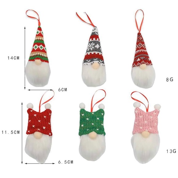 6 Christmas Tree Hanging Decoration NEW!!! - Picture 6 of 6